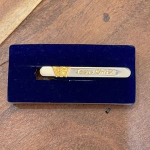 Jesus Christ Tie Clip Silver/Gold Plated